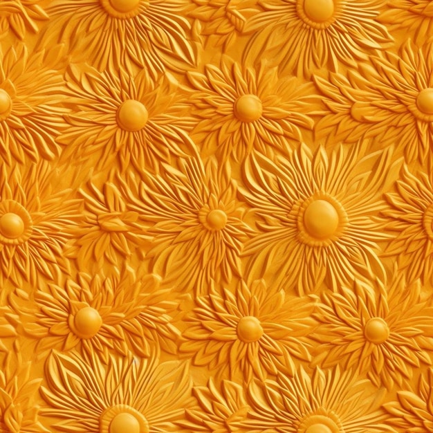 Foto het patroon van de gele bloem.