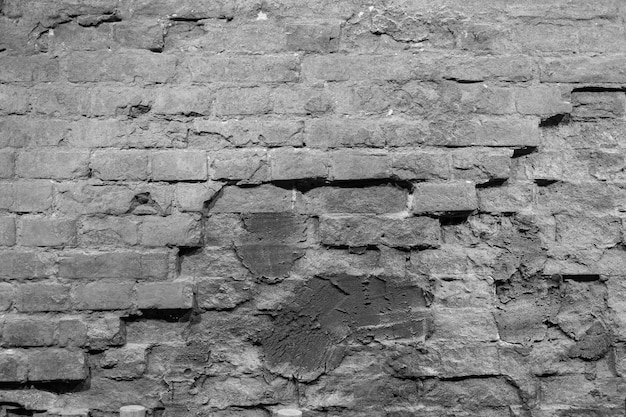 Het patroon van een oude stenen muur