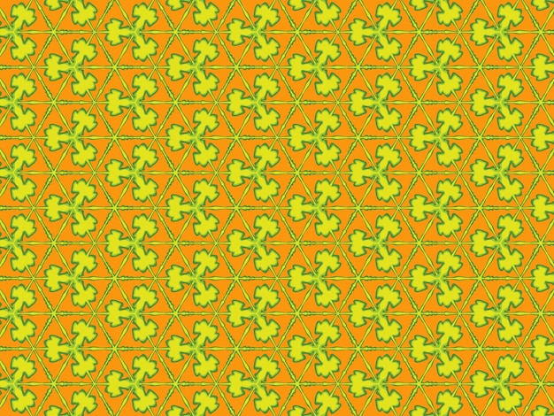 Het patroon wordt gebruikt om een bedrukte patroonstof te maken.