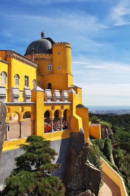 Het Pena-paleis in Sintra-stad Portugal