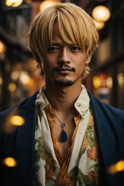 het personage Sanji in de anime wordt