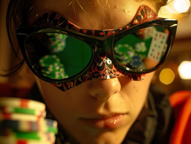 Het pokergezicht een kunst die door weinigen wordt beheerd een masker van kalmte over een storm van strategie en zenuwen