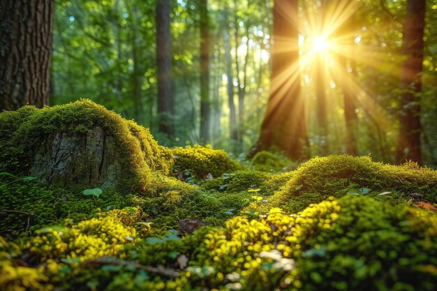 het prachtige groen van professionele natuurfotografie