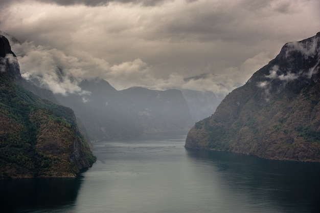 Het prachtige landschap van Noorwegen in de zomer, 2014