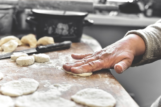 Het proces van het koken van dumplings