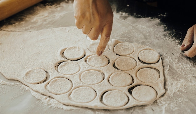 Het proces van het koken van dumplings