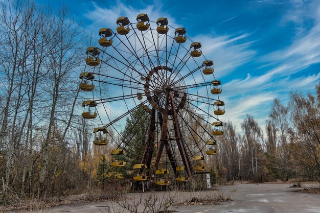 Foto het reuzenwiel van pripyat