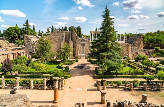 Het romeinse theater van merida in spanje