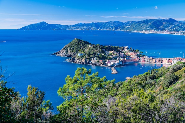 Het schiereiland Sestri Levante