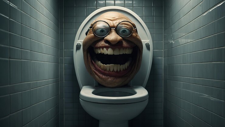 Foto het skibidi toilet-evenement wordt een levendige weergave van ritmische creativiteit en fan enthousiasme.