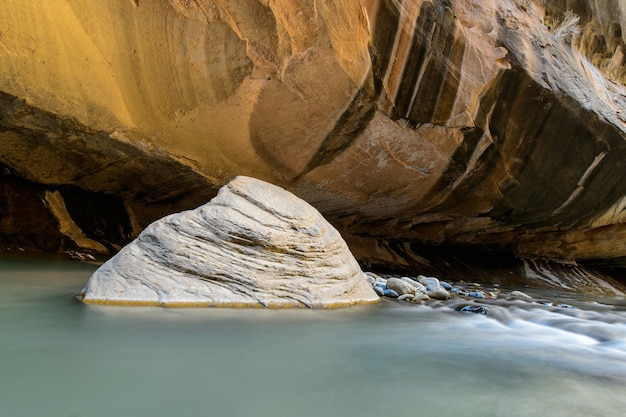 Het smalle Zion National park, VS