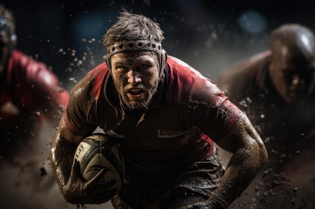 Het spel van rugby is een test van uithoudingsvermogen en kracht. Het toont atletiek en teamwerk. Een opwindende sport die veerkracht en vastberadenheid op het veld belichaamt.