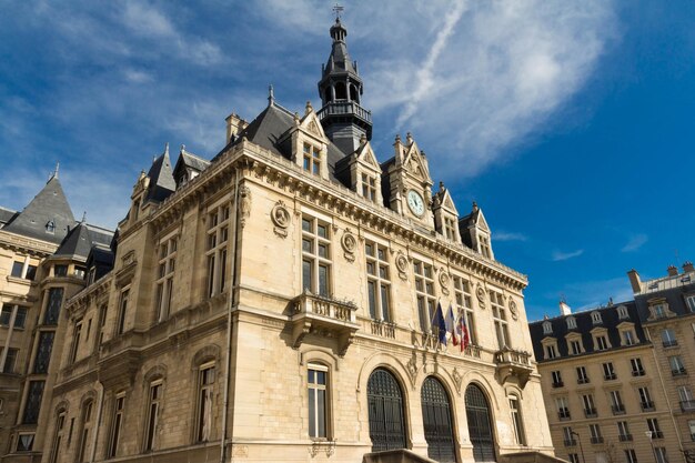 Het stadhuis van de stad Vincennes in de buurt van Parijs