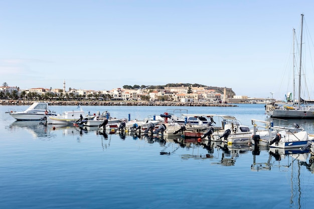 Het stedelijke landschap eiland kreta griekenland stad rethymno