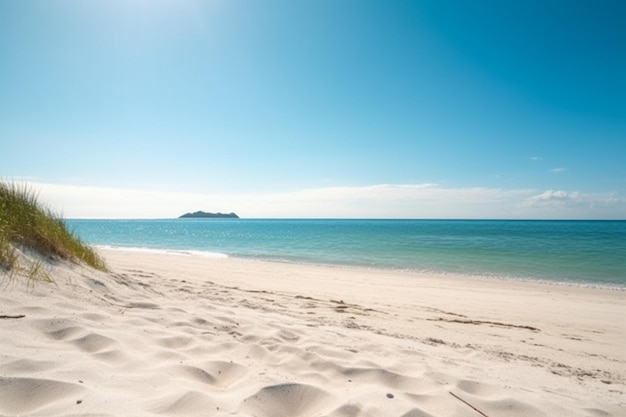 Het strand bij het resort is een populaire plek voor toeristen.