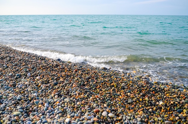 Het strand en de kustlijn in Batumi Georgia