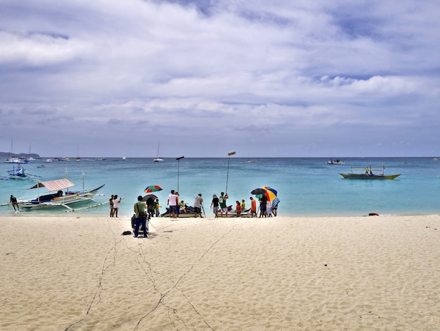 Het strand op het eiland Boracay, Filipijnen