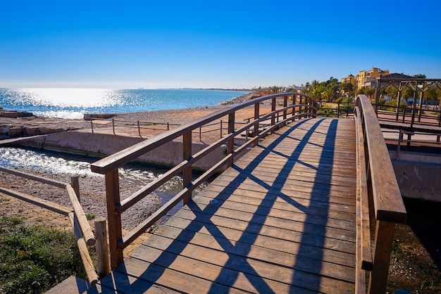 Het strand van La Llosa in Castellon van Spanje