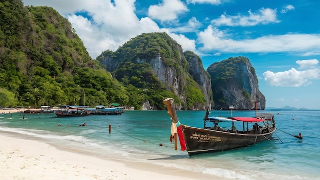 Het strand van Phuket, Thailand.