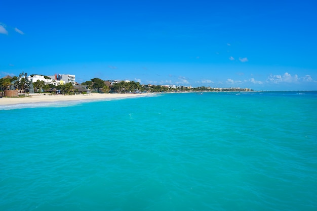 Het strand van Playa del Carmen in Riviera Maya