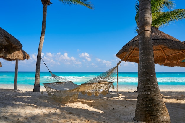 Het strand van Playa del Carmen in Riviera Maya