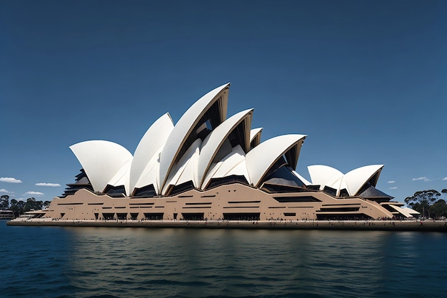 Foto het sydney opera house staat als een prominent herkenningspunt in australië