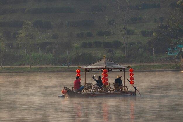 Foto het thaise dorp baan rak thai