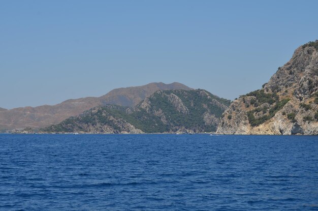 Het Turkse landschap Turkije Zeekust