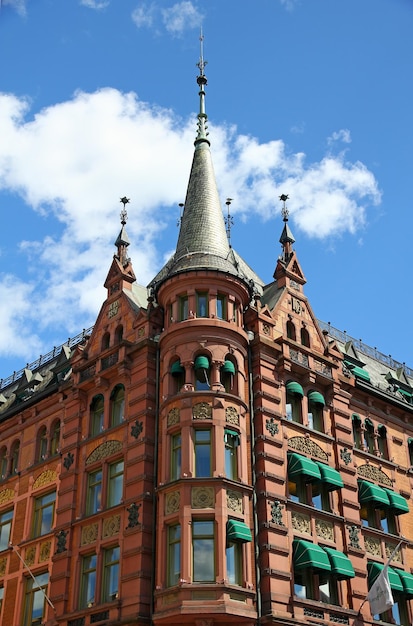 Het uitstekende huis op karl johans street oslo noorwegen