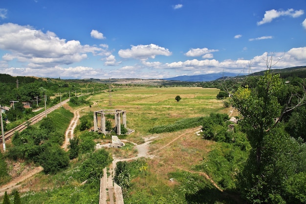 Het uitzicht op de bergen in bulgarije