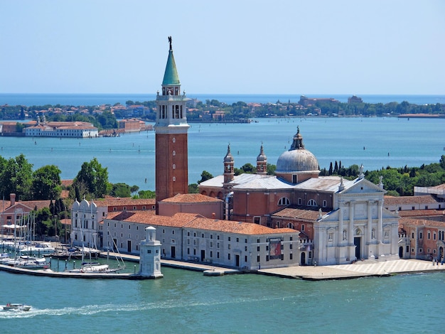 Het uitzicht op Venetië, Italië