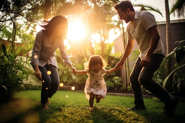 Het vastleggen van de magische momenten van ouderlijke liefde Generative Ai