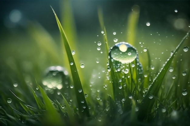 Het vastleggen van de schoonheid van macrofotografie van waterdruppels op planten