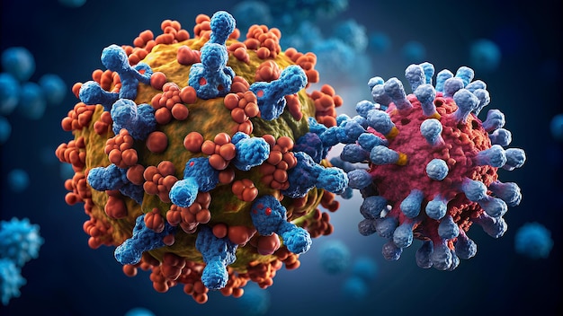 Het verkennen van de binding van antilichamen en antigenen door middel van gedetailleerde 3D-moleculaire modellen