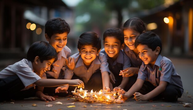 Het vieren van Indiase feesten