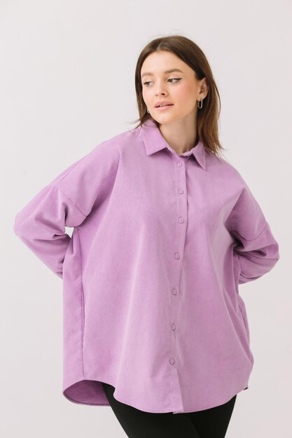 Het vijfde label het vijfde label oversized buttondown-overhemd voor dames