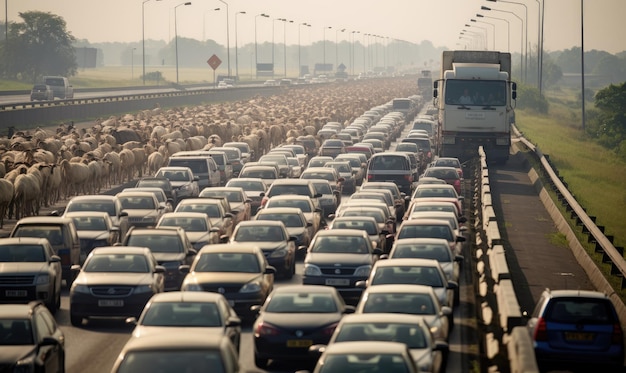 Het voelde als een eeuwigheid toen de files op de snelweg langzaam vorderden en ieders plannen vertraagden.