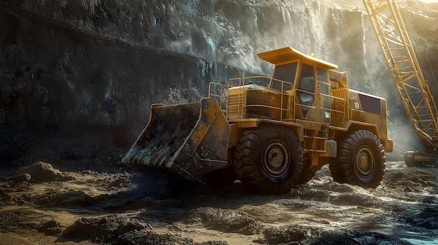 Het wassen van vuil van bouwmachines voordat ze de bouwplaats verlaten