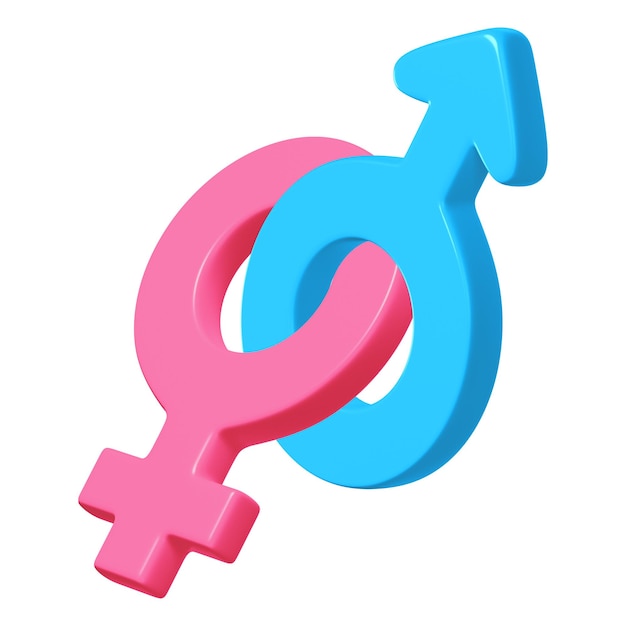 Heteroseksueel geslacht png symbool doorzichtige achtergrond