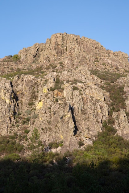Heuvel in Ruecas-vallei, Canamero, Caceres, Spanje