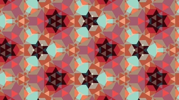 hex kaleidoscope pattern motif design