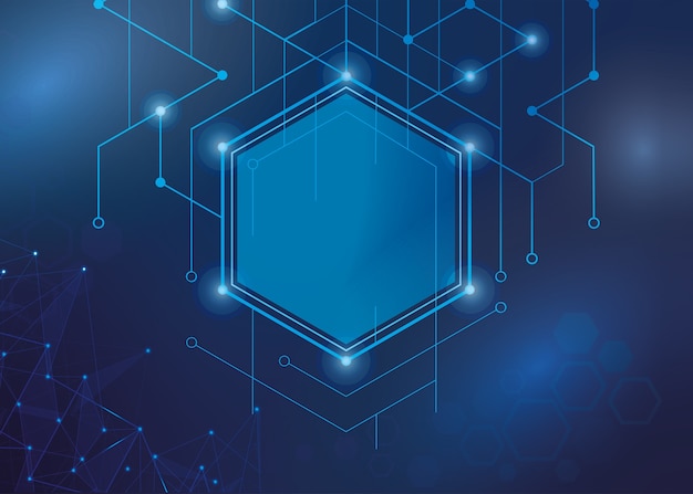 hex textured background for networking