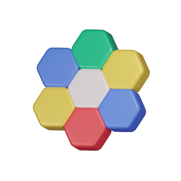 Hexagon 3d icon