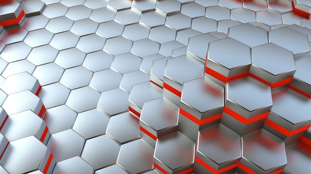 Hexagon abstract