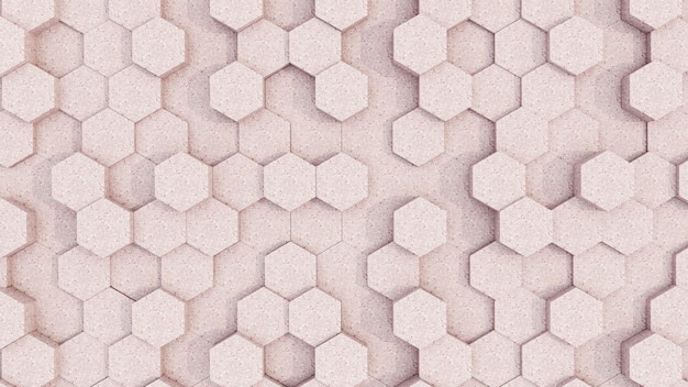 Hexagon background in pink Wall background background texture wall with textured hexagons