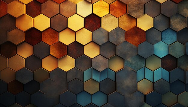 hexagon background and texture