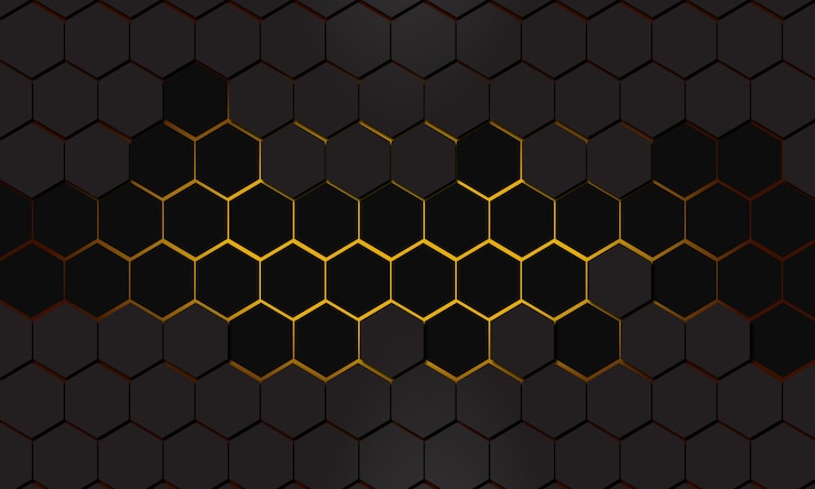 Photo hexagon background