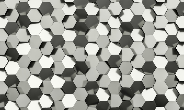 Hexagon geometric background