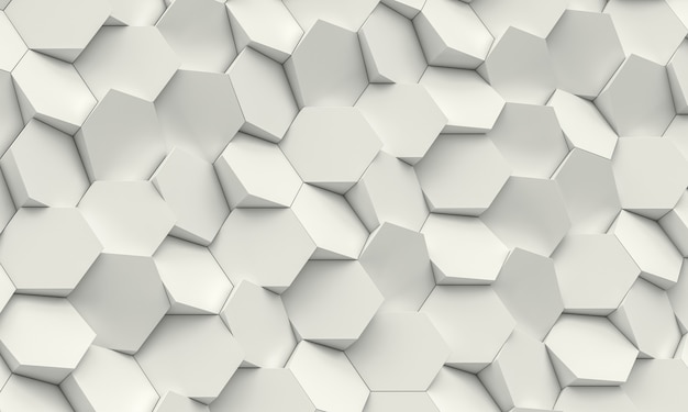 Hexagon geometric background