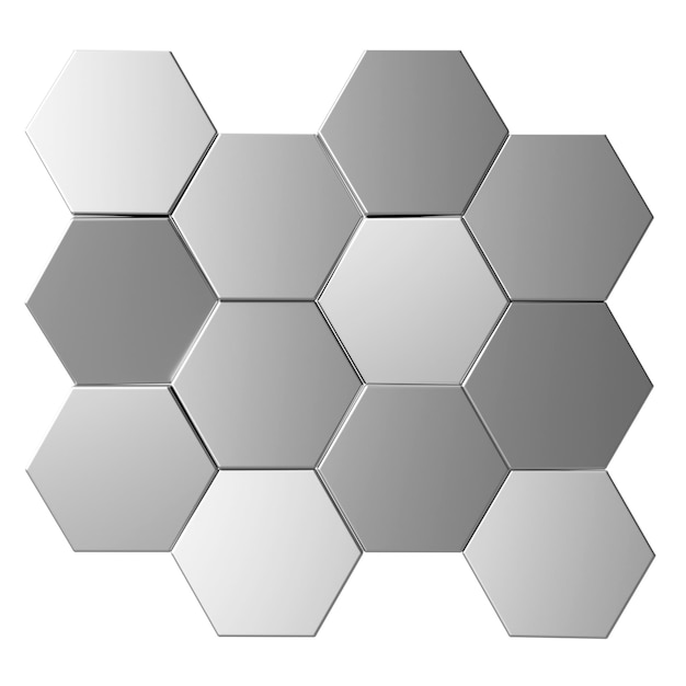 Hexagon shape 3D hexagon